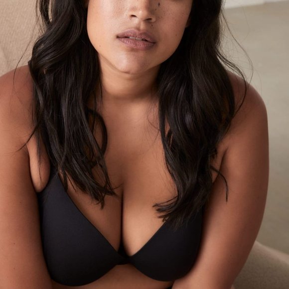 Size 40C Deese "Temptress" black plunge bra - Picture 2 of 15